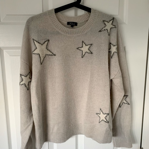 Cashmere blend sweater with star detail - Rails size M - Picture 3 of 7